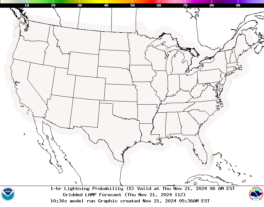 Lightning Forecast Graphic